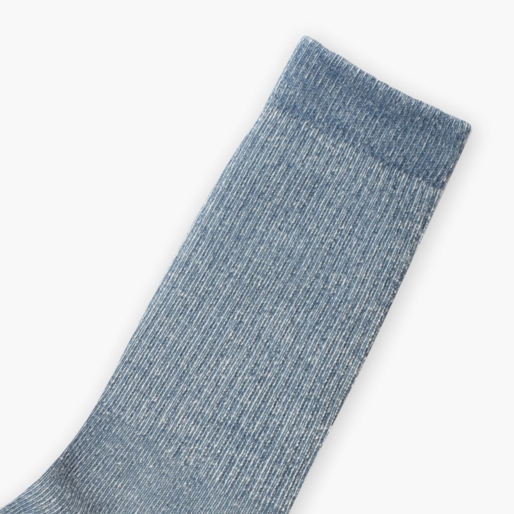 Men's Wool Cabin Sock | Navy - Image 2