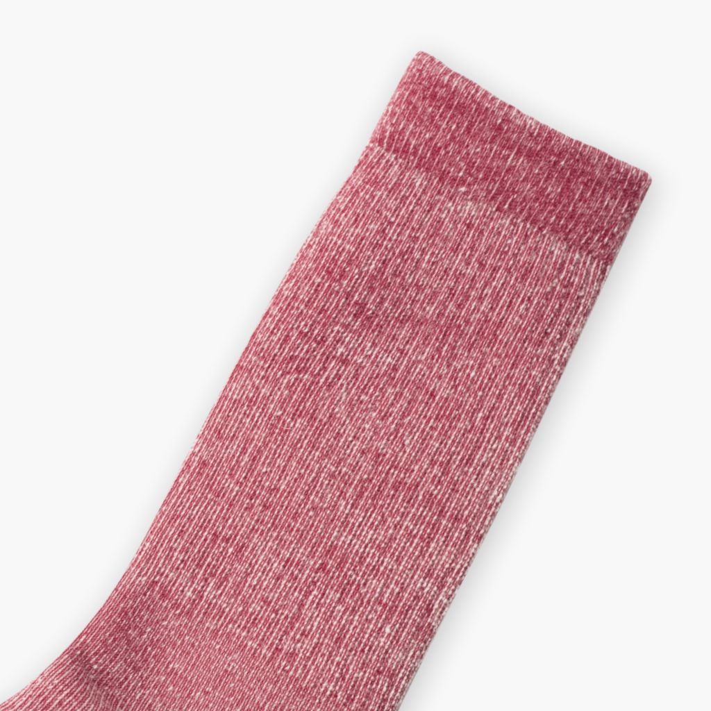 Women's Wool Cabin Sock | Red - Image 2