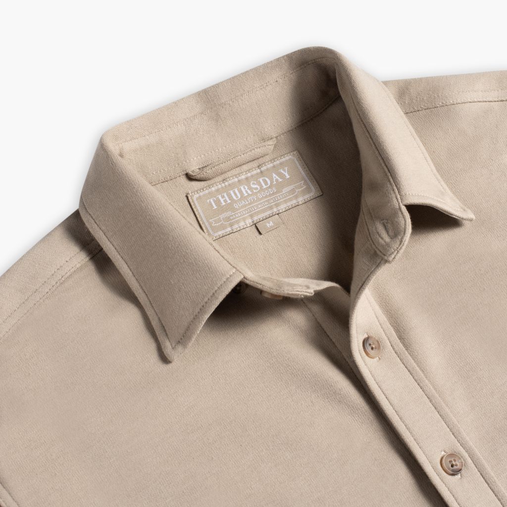 Everyday Button-Down Shirt | Taupe - Image 4