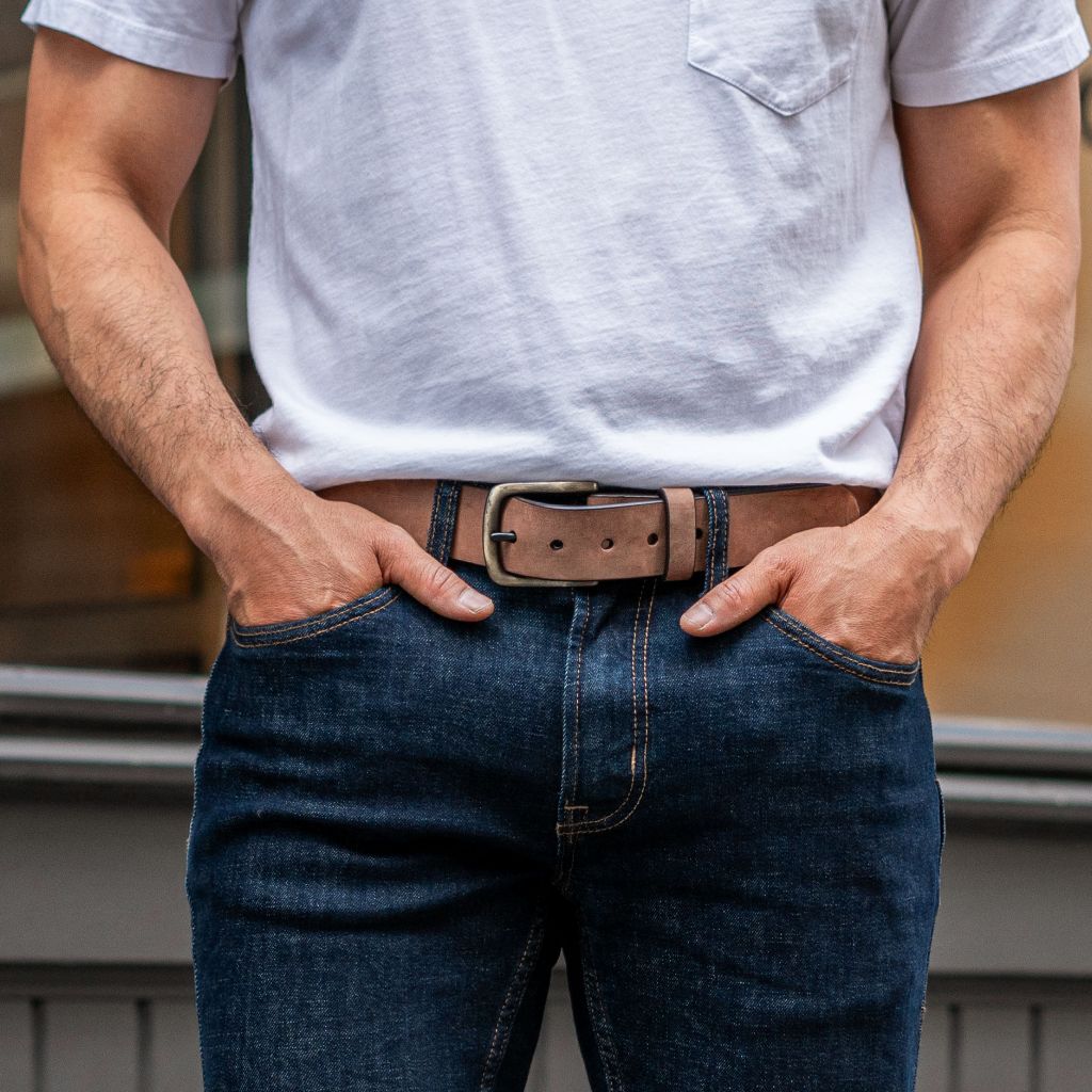 Men's Heritage Leather Belt | Terracotta - Image 4