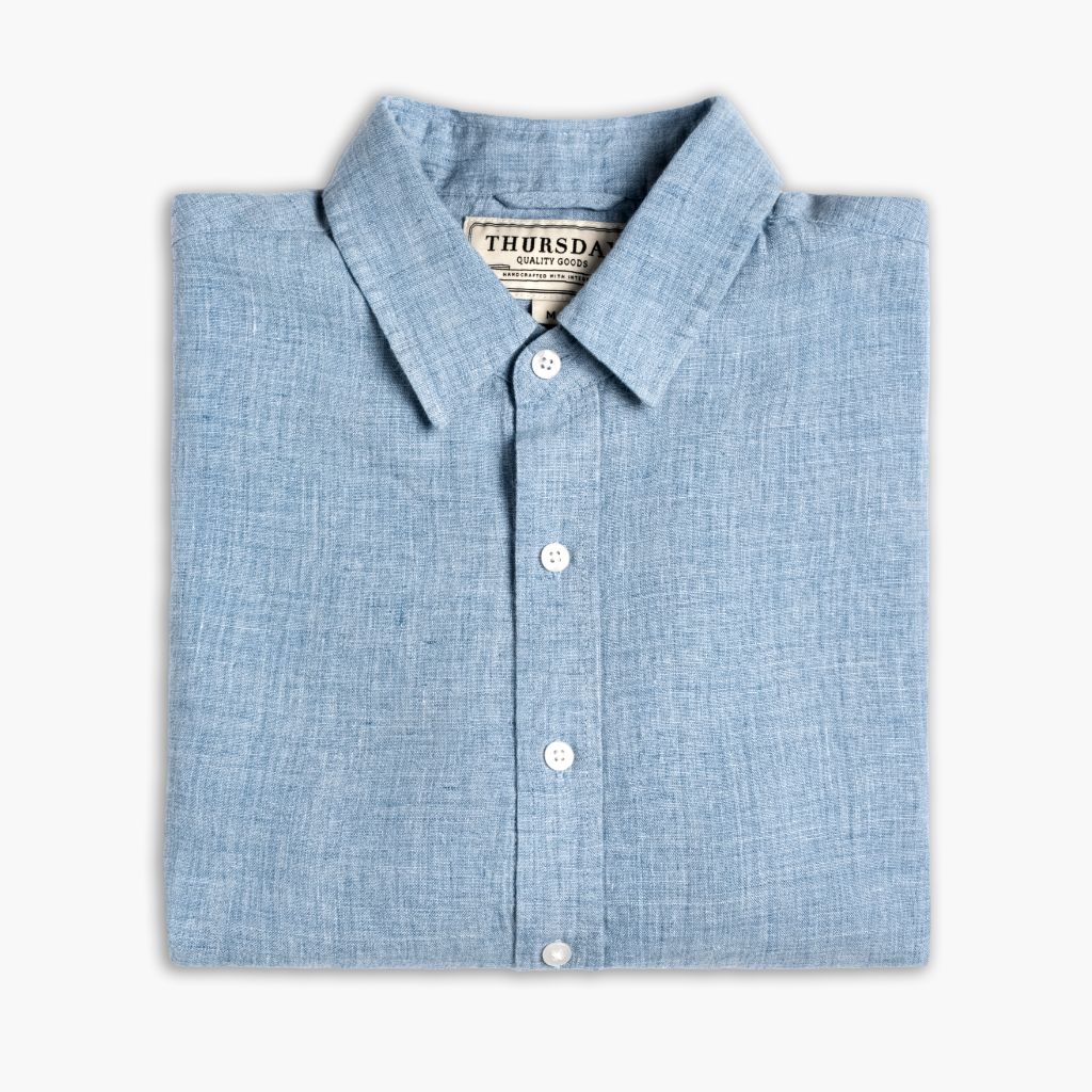 Linen Shirt | Blue - Image 3