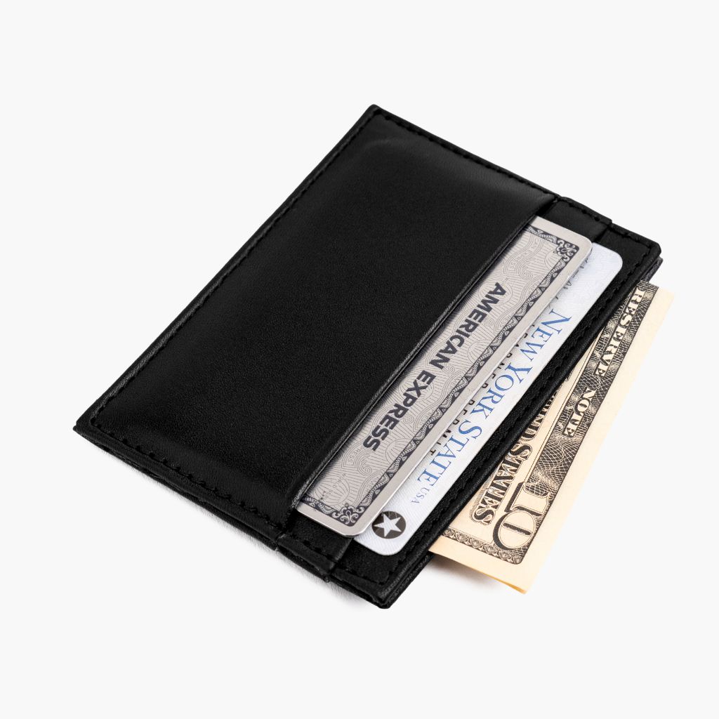 Leather Card Holder | Black - Image 4