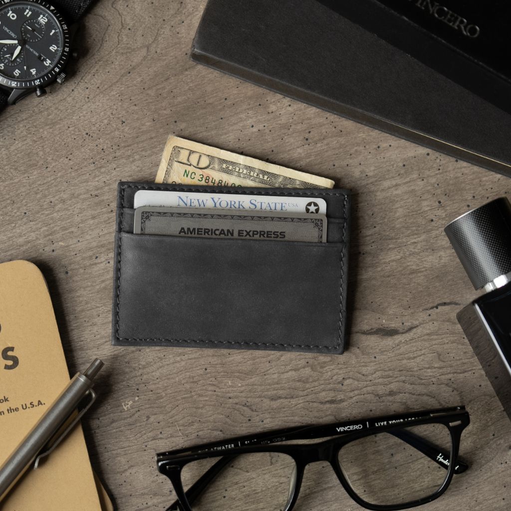 Leather Card Holder | Black Matte - Image 7