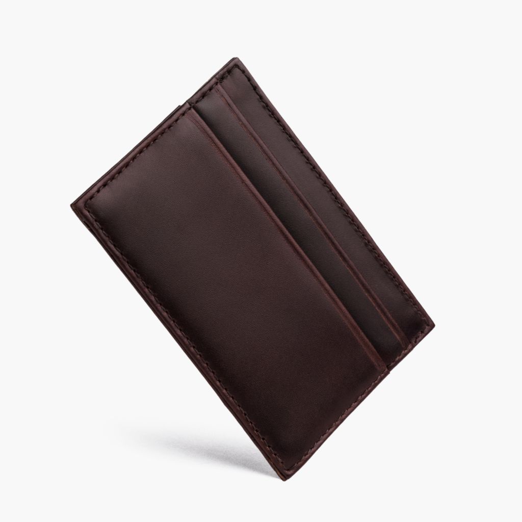 Leather Card Holder | Brown - Image 3