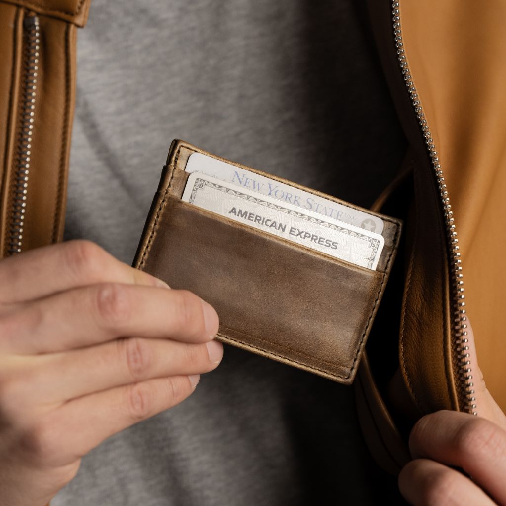 Leather Card Holder | Natural - Image 6