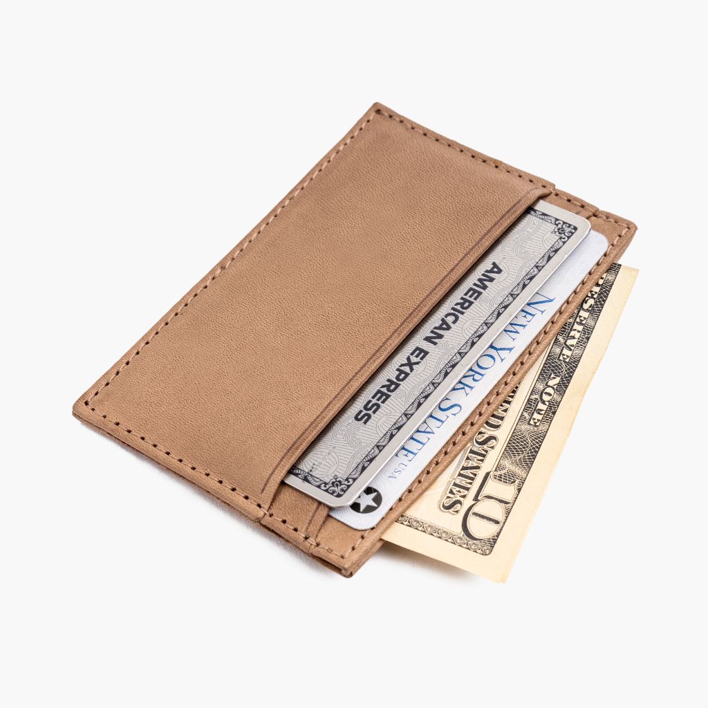 Leather Card Holder | Natural Vachetta - Image 4