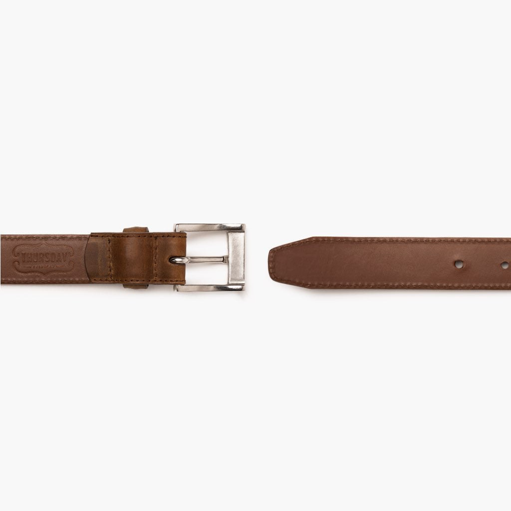 Men's Classic Leather Belt | Burnt Copper - Image 3
