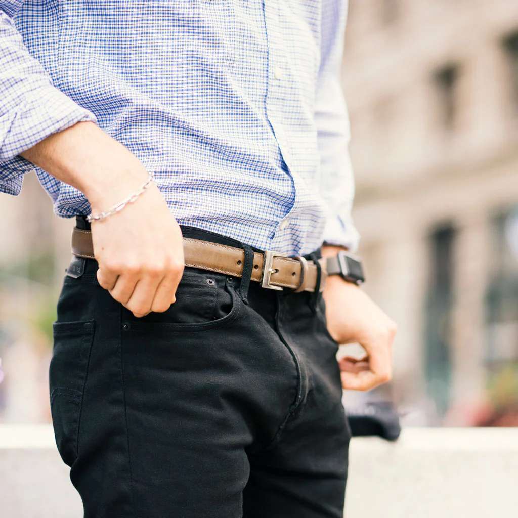 Men's Classic Leather Belt | Natural Chromexcel - Image 5