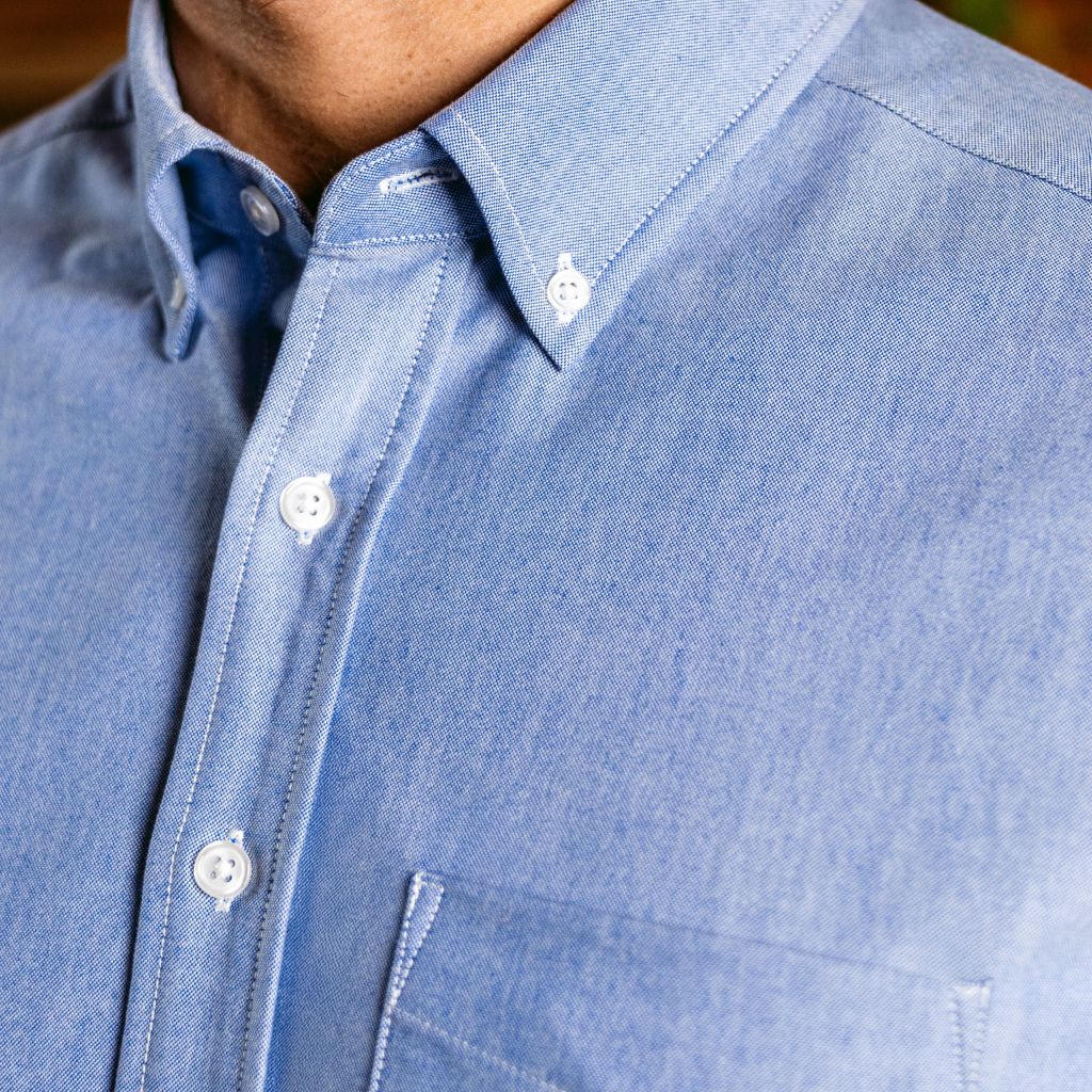 Oxford Shirt | Indigo - Image 6