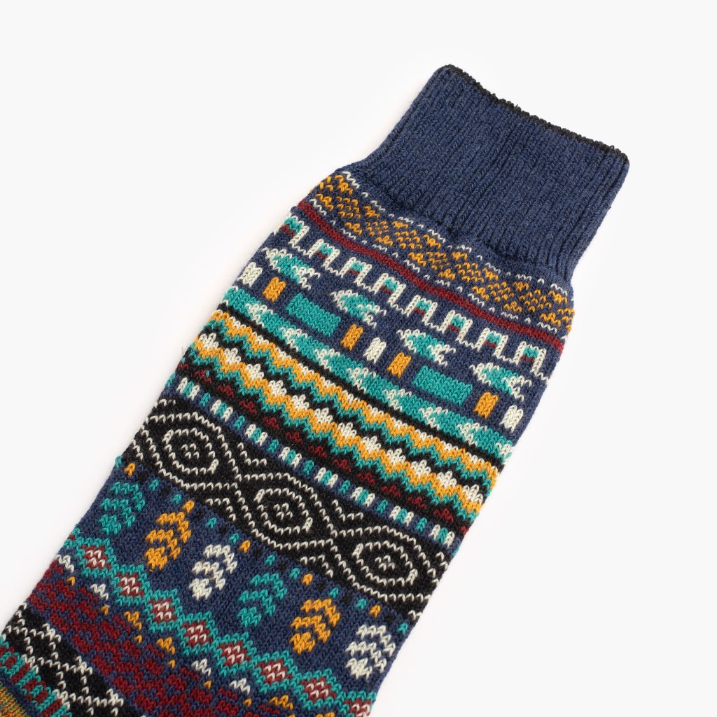 Men's Giza Sock | Blue Iris - Image 2