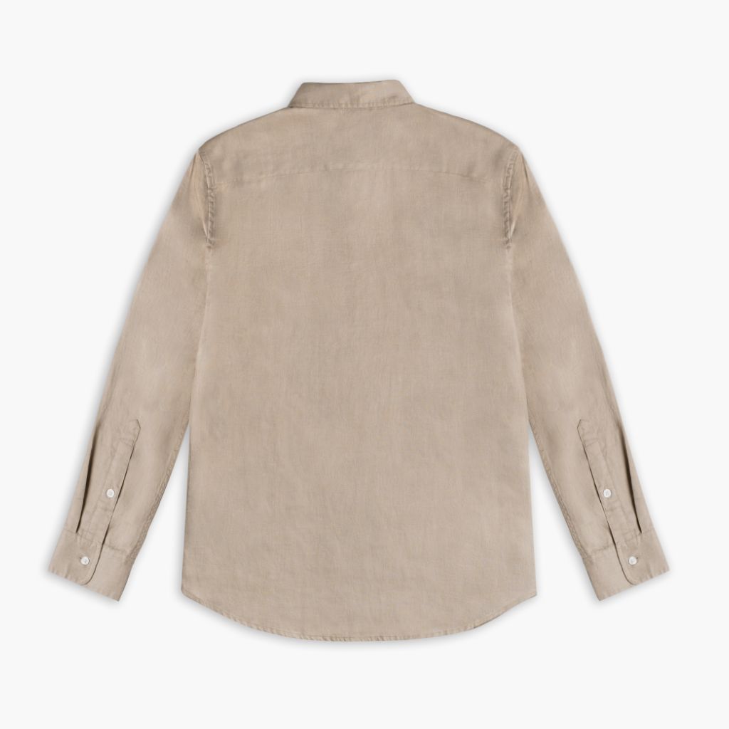 Linen Shirt | Taupe - Image 2