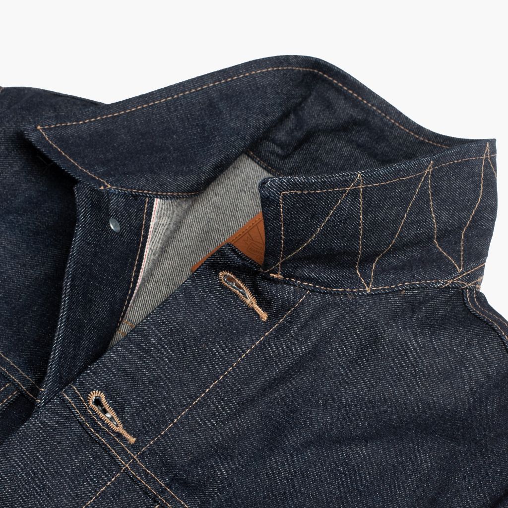 Selvedge Denim Trucker Jacket | Raw Indigo - Image 8