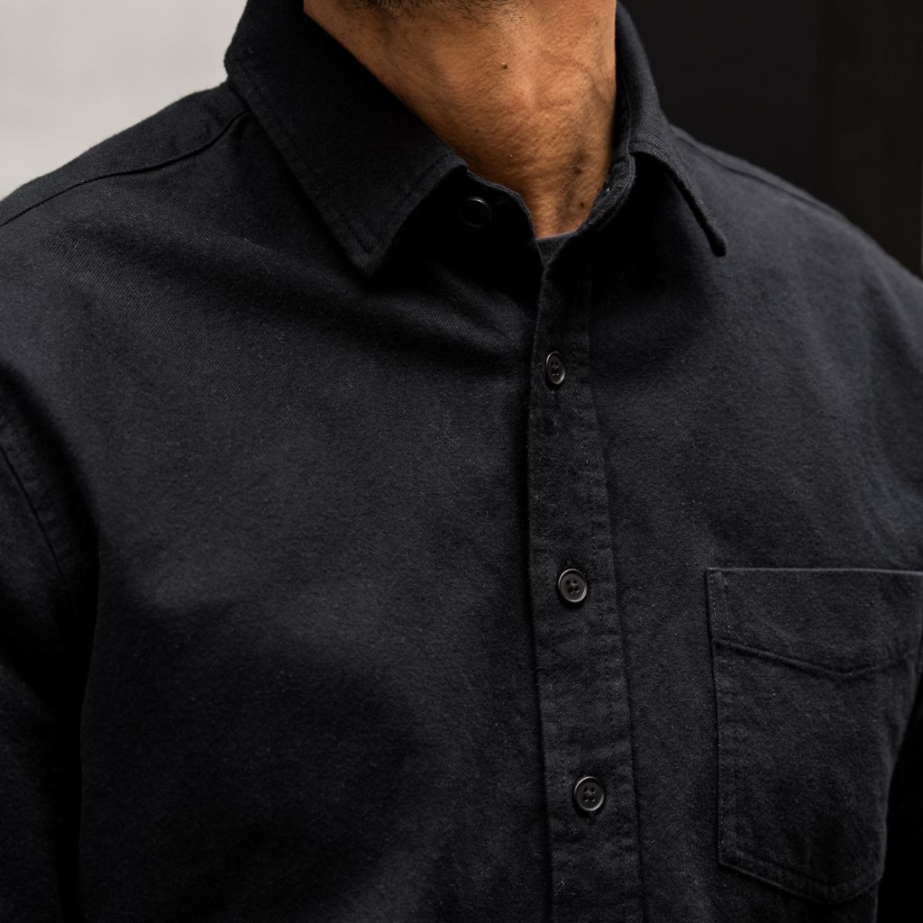 Solid Shirt | Black - Image 7