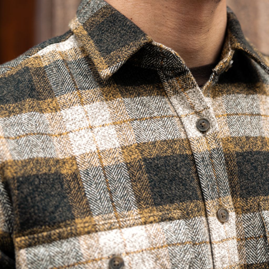 Summit Flannel Shirt | Tuscan Gold - Image 7