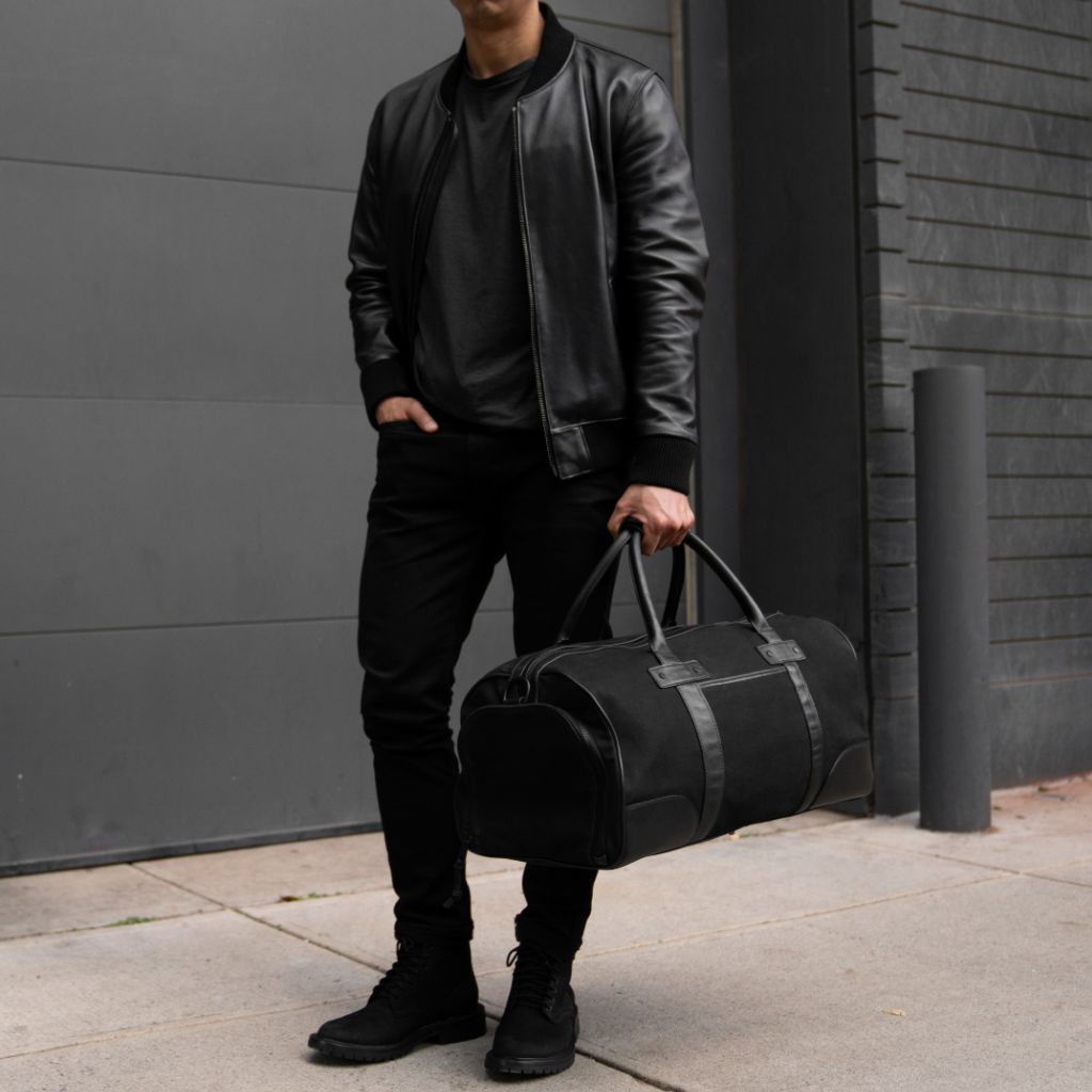 Weekender Bag | Black Canvas - Image 7
