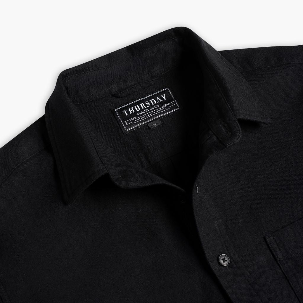 Solid Shirt | Black - Image 4