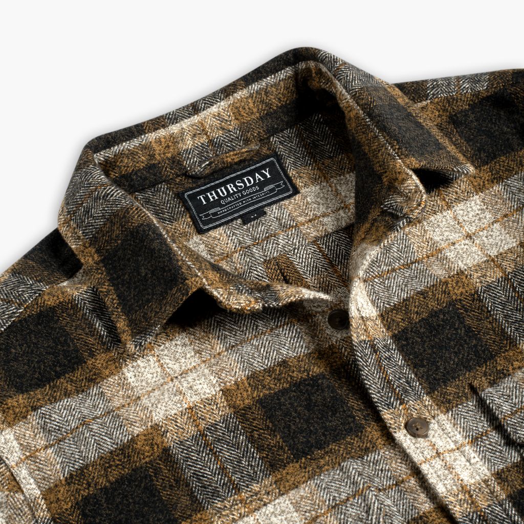 Summit Flannel Shirt | Tuscan Gold - Image 4