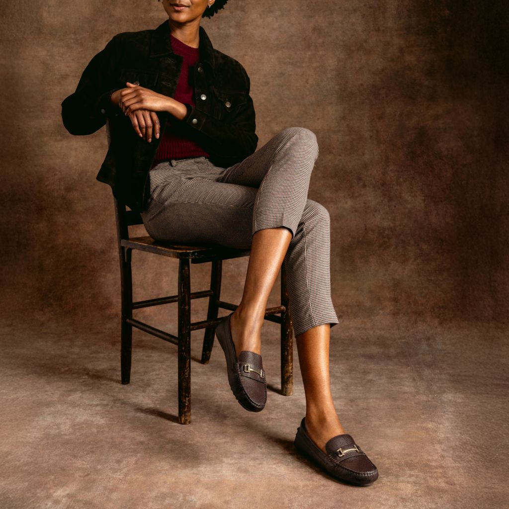 Driving Loafer | Brown & Gold - Image 8