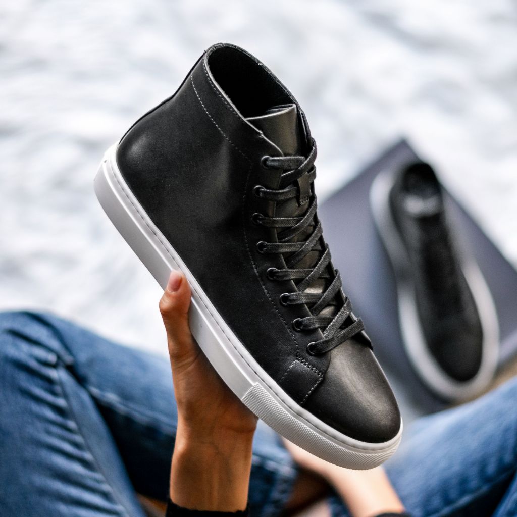 Women's Premier High Top | Black - Image 7