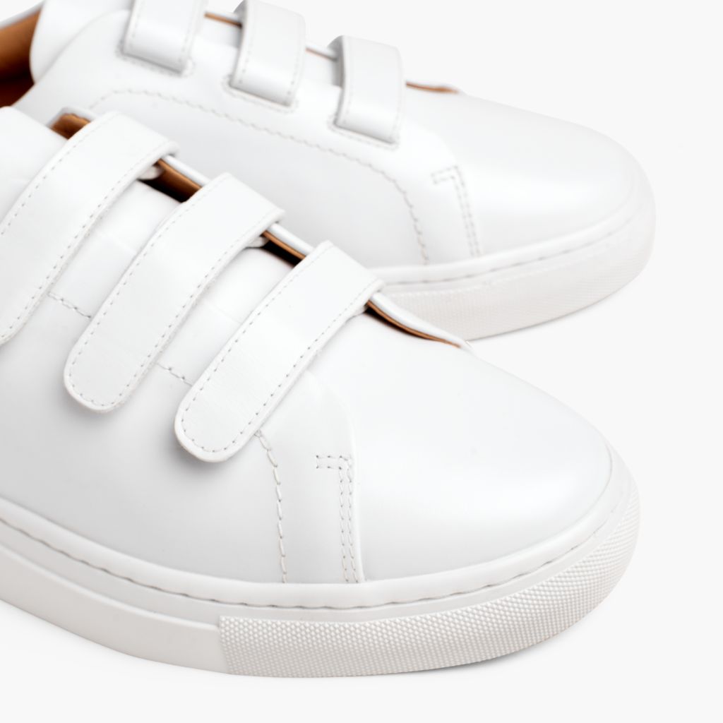 Women's Triple Strap Low Top | White - Image 6