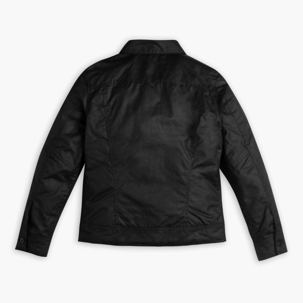 Waxed Canvas Field Jacket | Black - Image 6