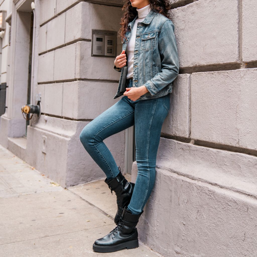 Denim Trucker Jacket | Medium Wash - Image 3