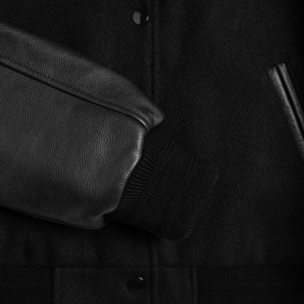 Varsity Jacket | Black - Image 8