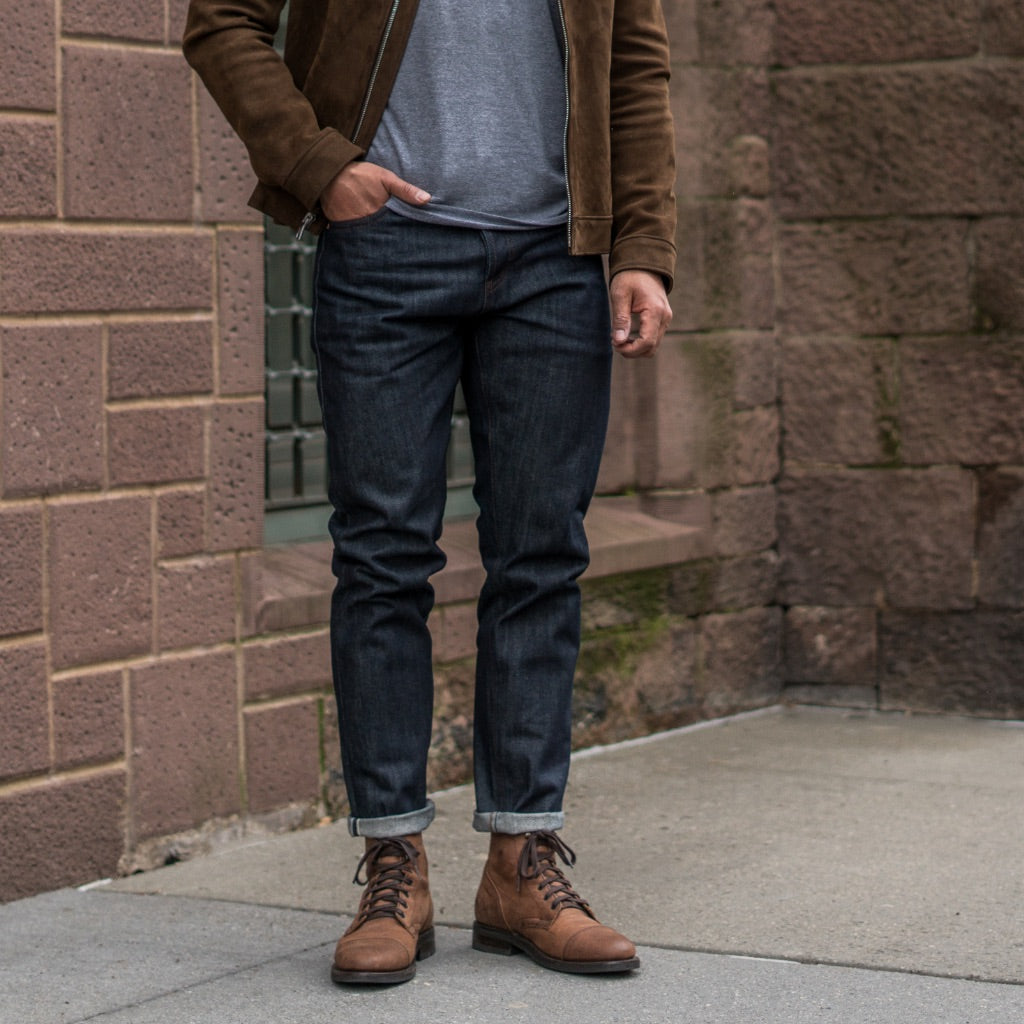 UB Selvedge Slim Tapered Jeans | Indigo (Slim Tapered) - Image 7
