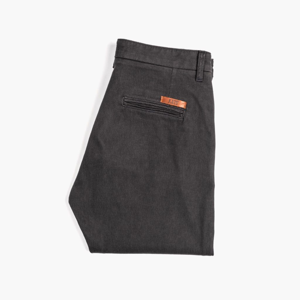 Kato Axe Slim Fit Chinos | Charcoal - Image 4