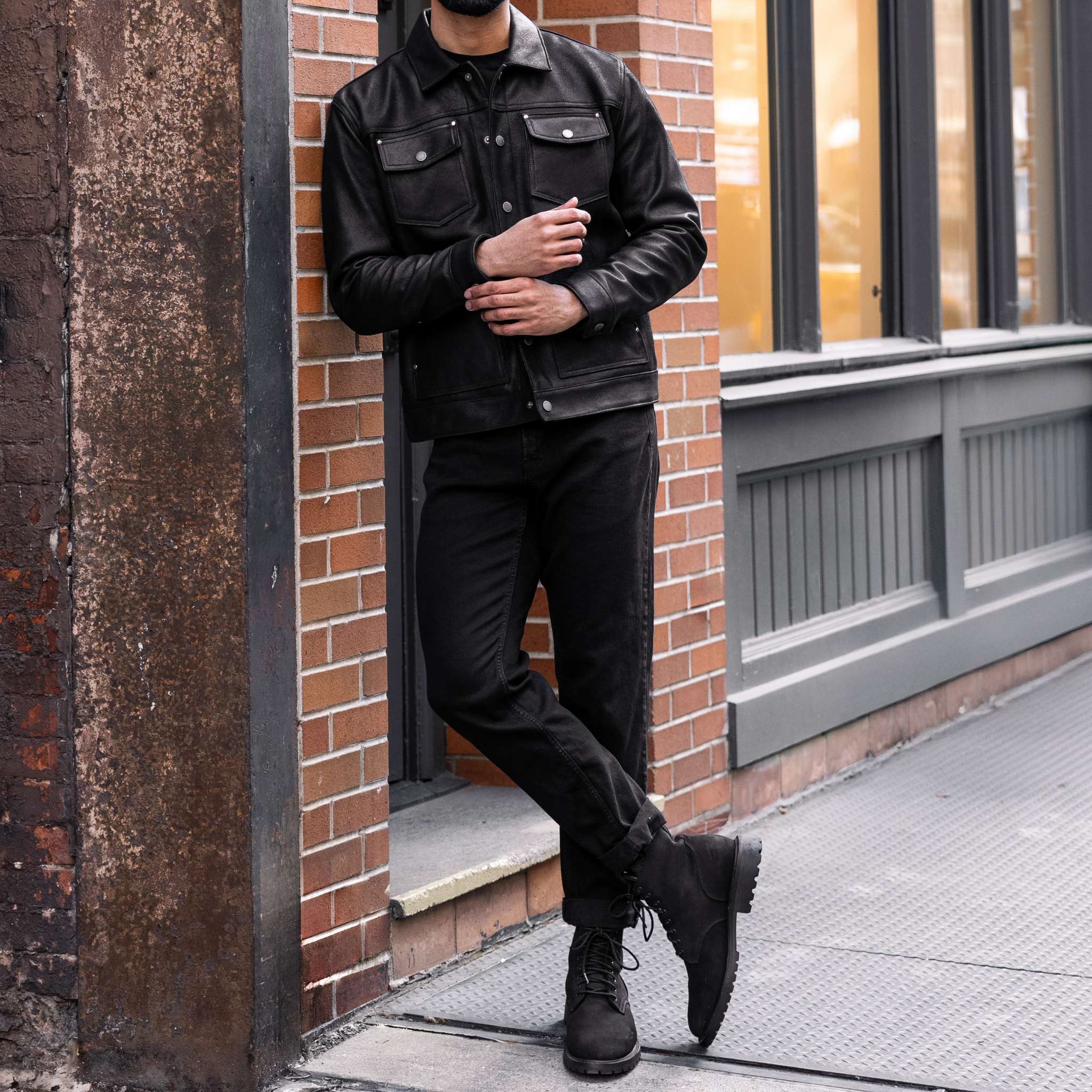 Roughout Cruiser Jacket | Black - Image 3