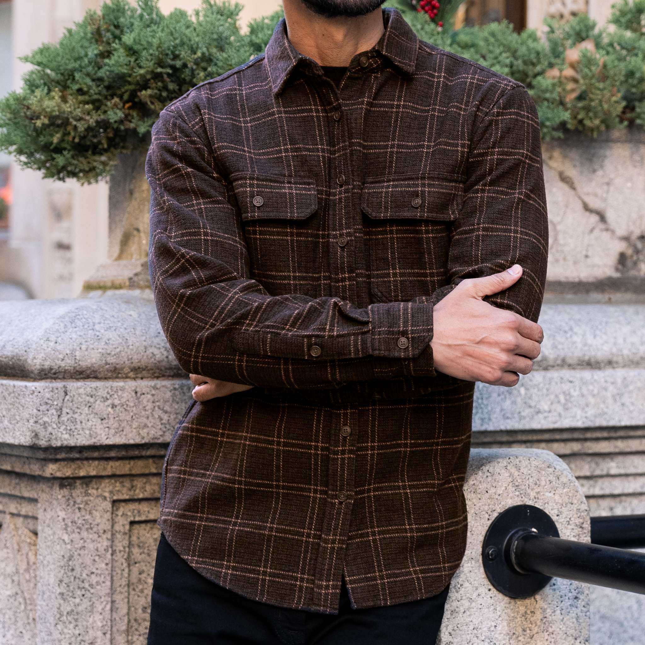 Summit Flannel Shirt | Chestnut - Image 6
